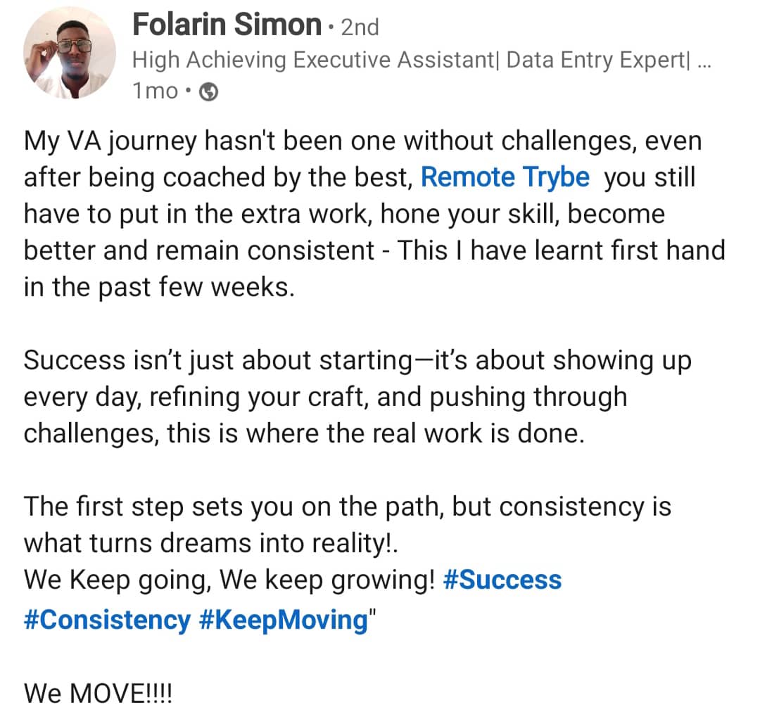Success story from LinkedIn